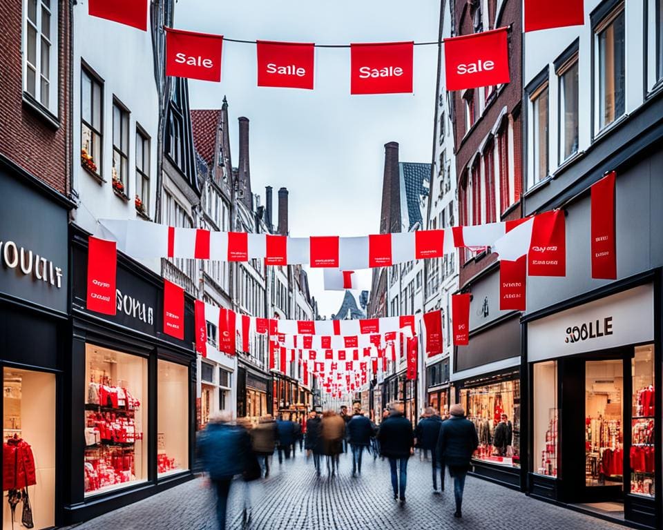 winkels met solden in Antwerpen