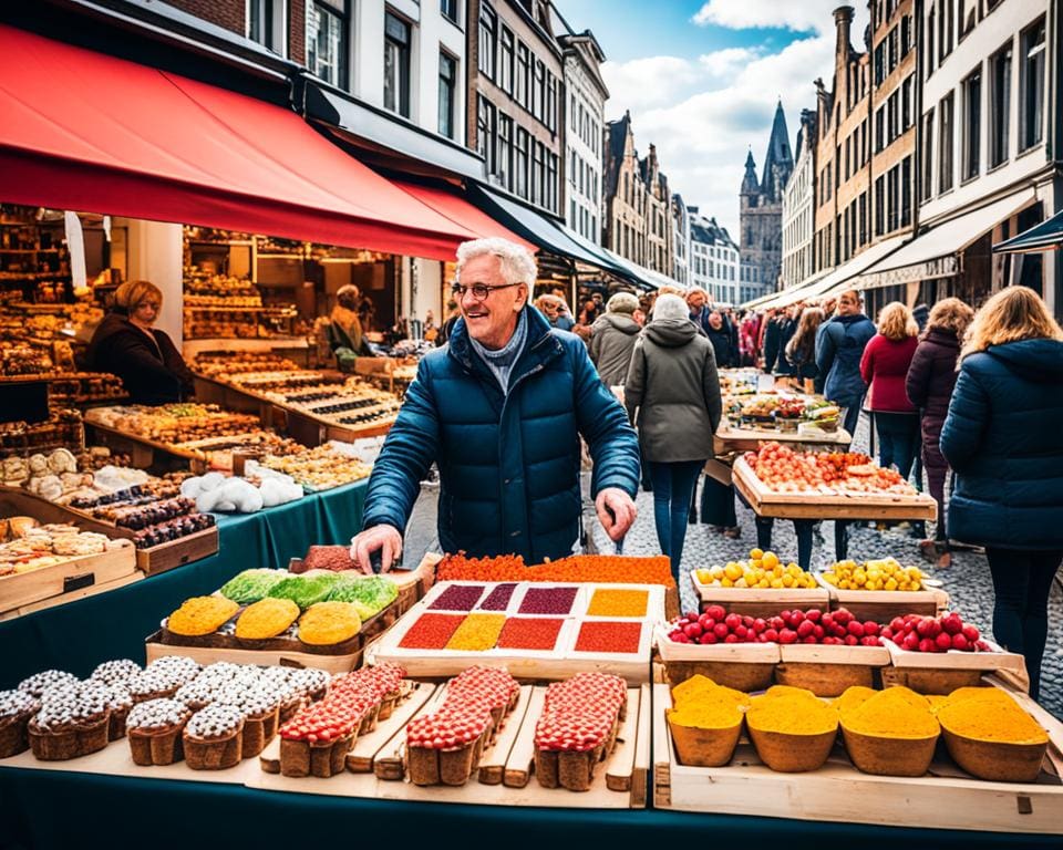 Antwerpen markt bezoeken