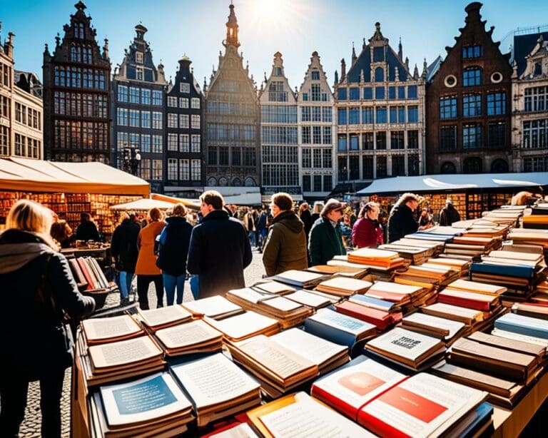 Welke boekenmarkten zijn er te vinden in Antwerpen?