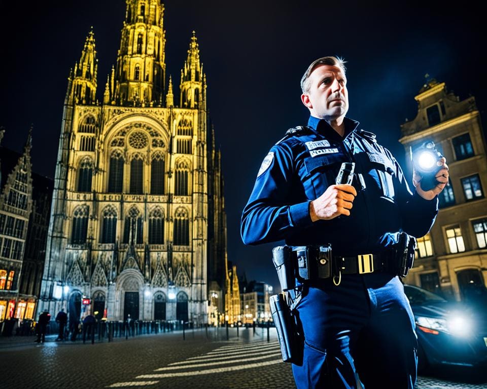 politiewerk in Antwerpen