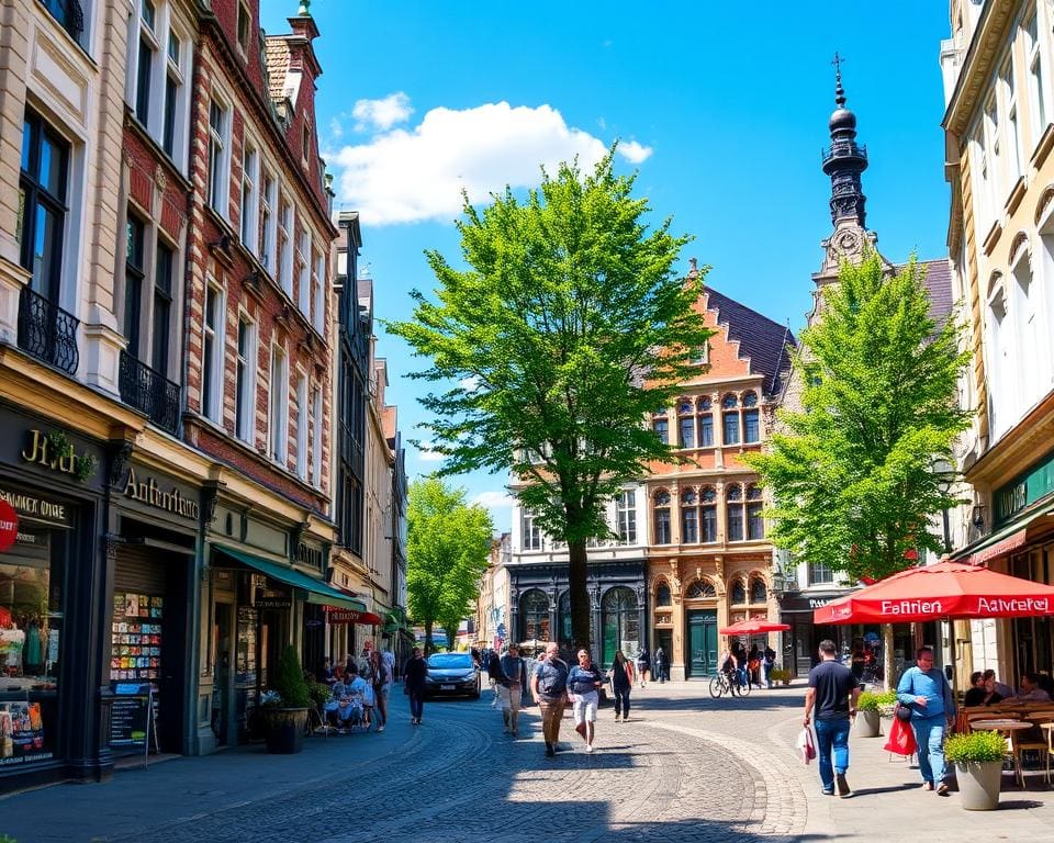 Antwerpen city center wandelroute