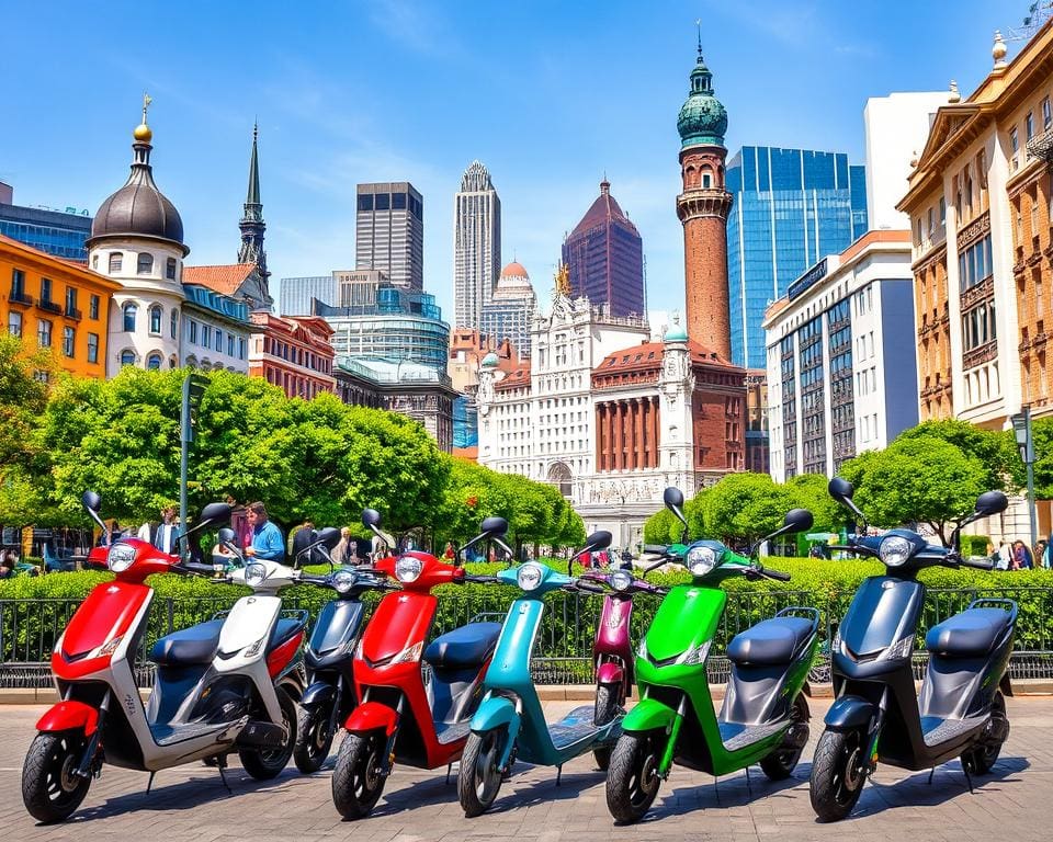 Elektrische scooter sightseeing