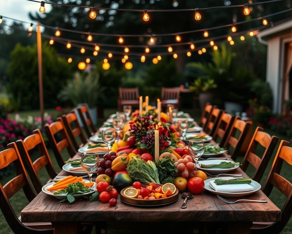 Geniet van een pop-up diner met lokale ingrediënten