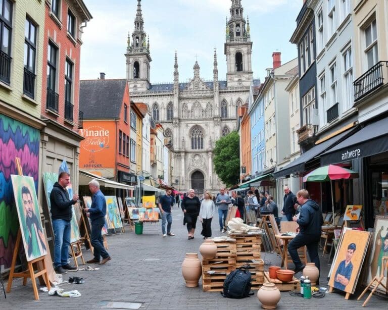 Hoe ervaar je het artistieke leven in Antwerpen?