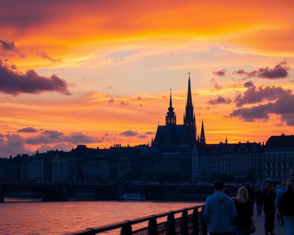 Hoe geniet je van een zonsondergang in Antwerpen?