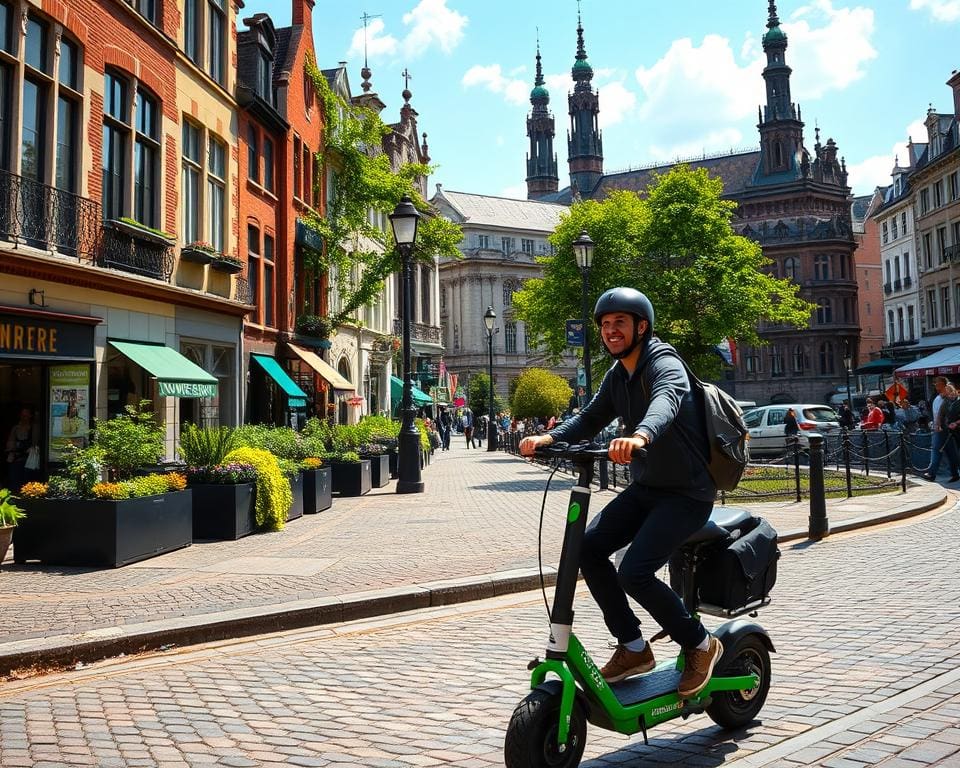 Hoe verken je Antwerpen met een elektrische step?