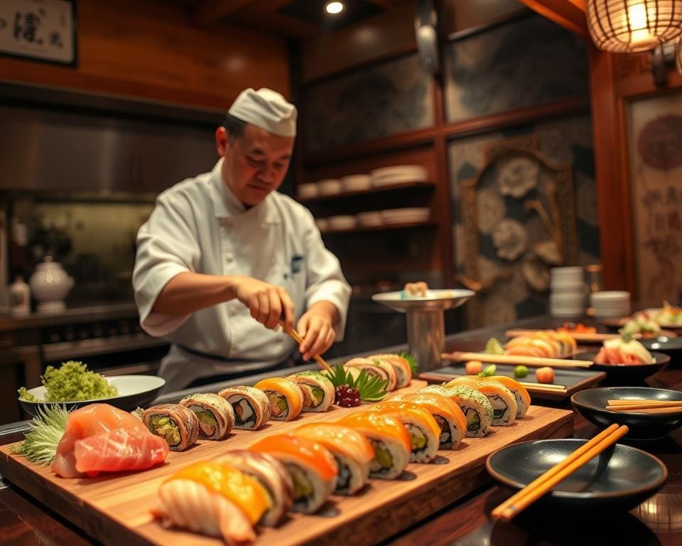 Japanse chef-kok en culinaire ervaring