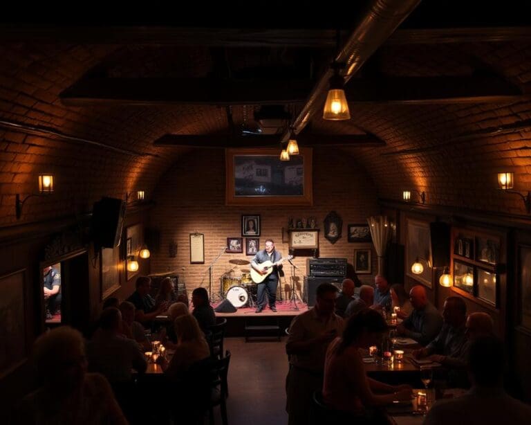 Probeer een live muziekavond in een verborgen kelderbar