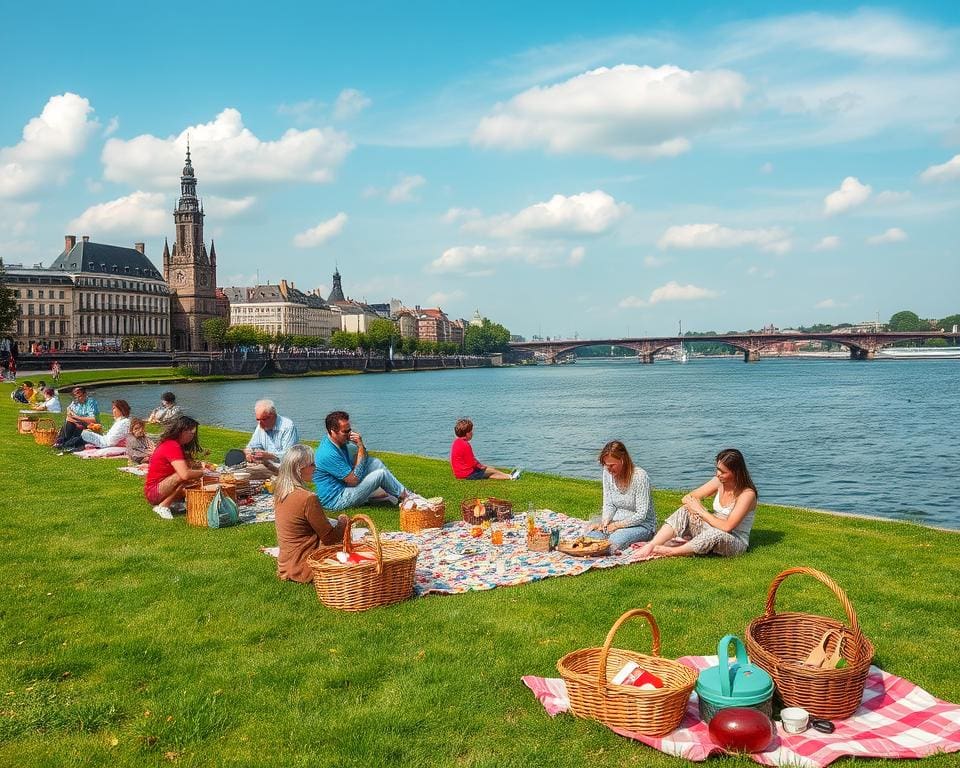 Waar kun je picknicken aan de Schelde in Antwerpen