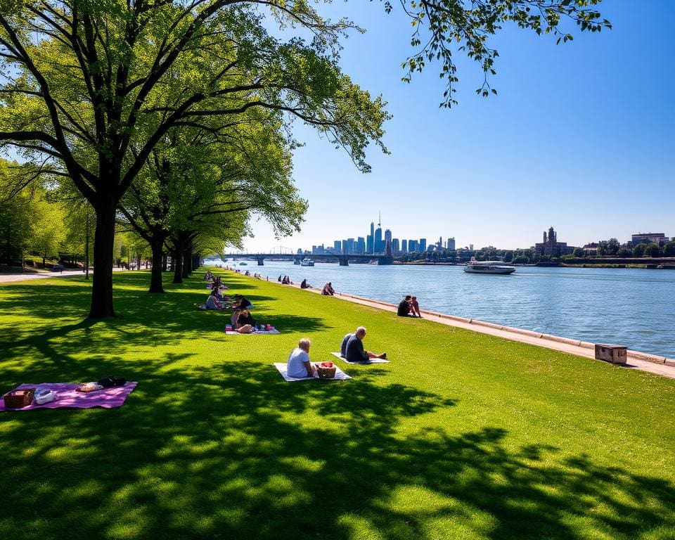 Waar kun je picknicken aan de Schelde in Antwerpen?