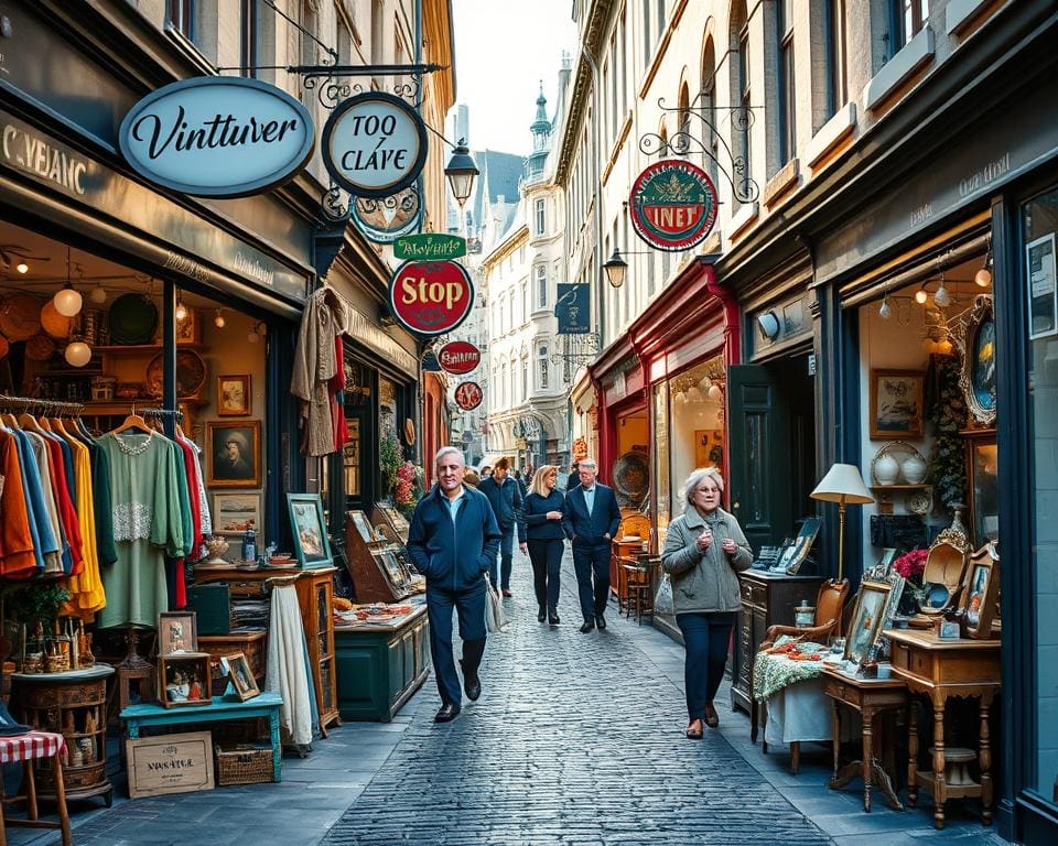 Waar vind je unieke vintage winkels in Antwerpen?