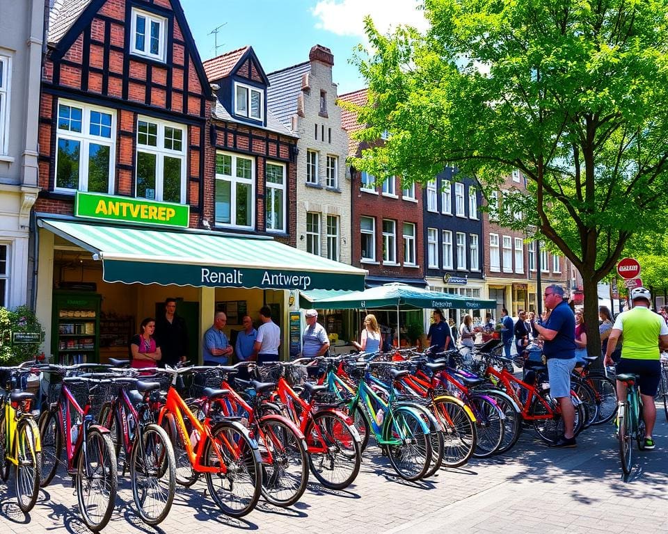 Welke fietsverhuurders zijn er in Antwerpen?