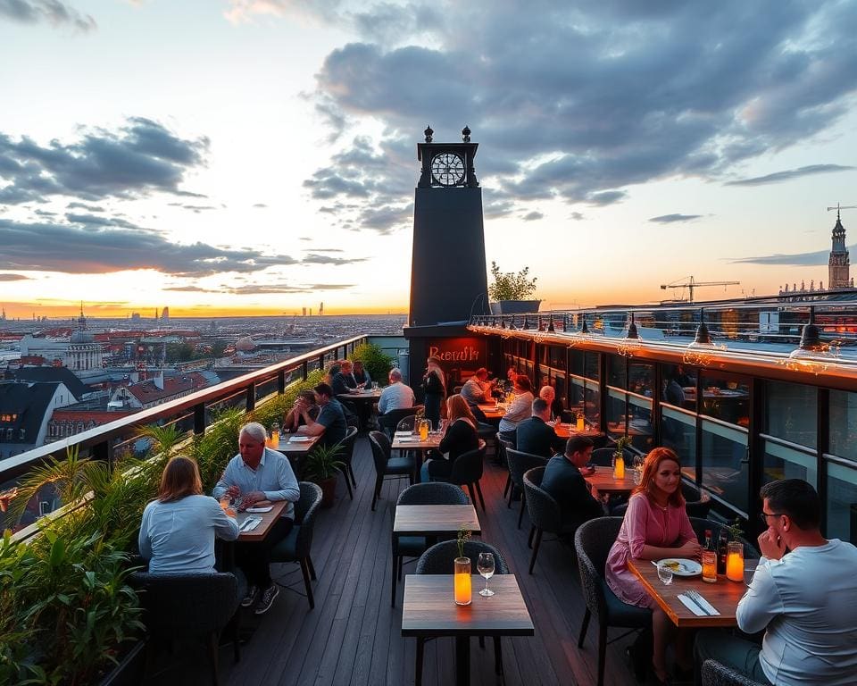 populaire rooftop restaurants Antwerpen