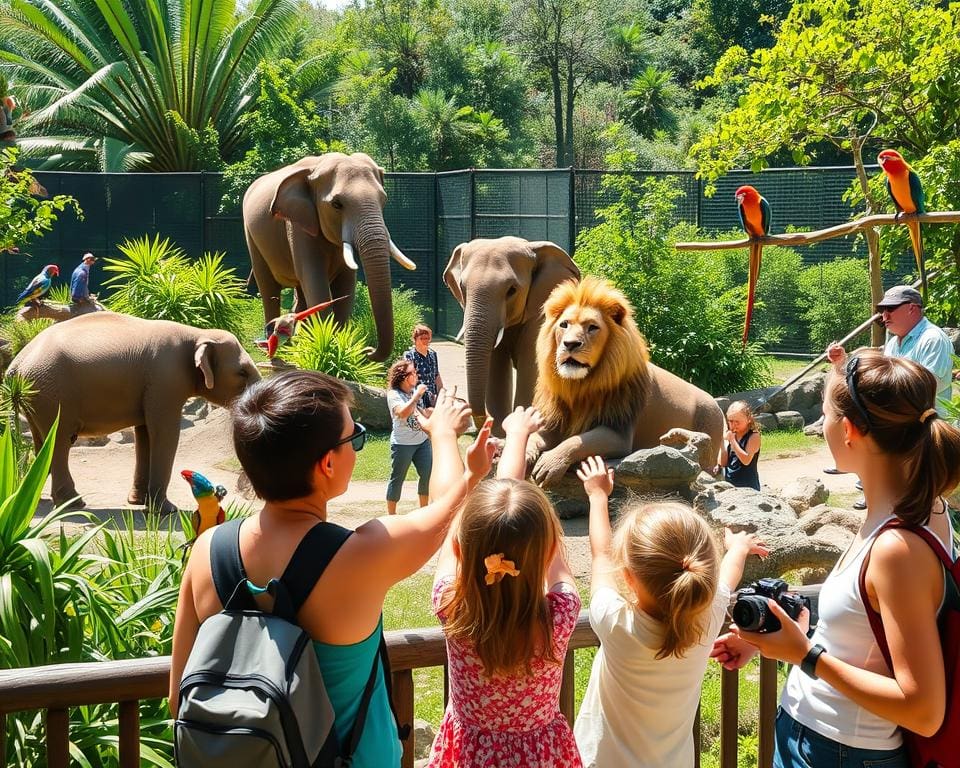 Antwerpse Zoo: Gezinsuitje tussen exotische dieren