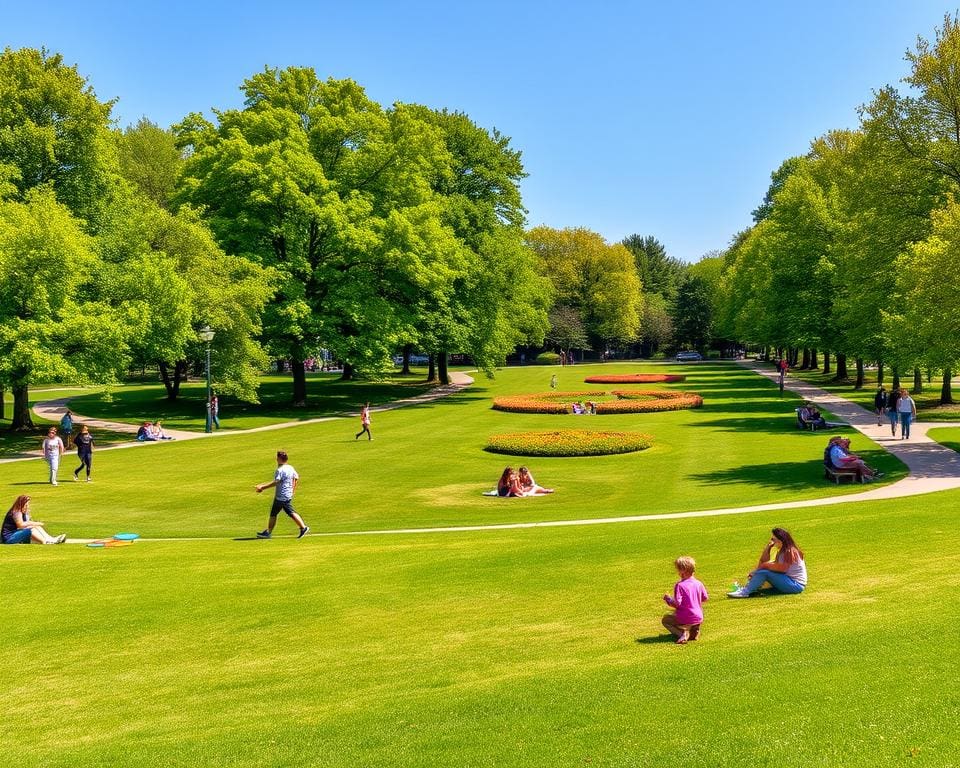 sport, recreatie, wandelen, picknicken, Park Spoor Noord